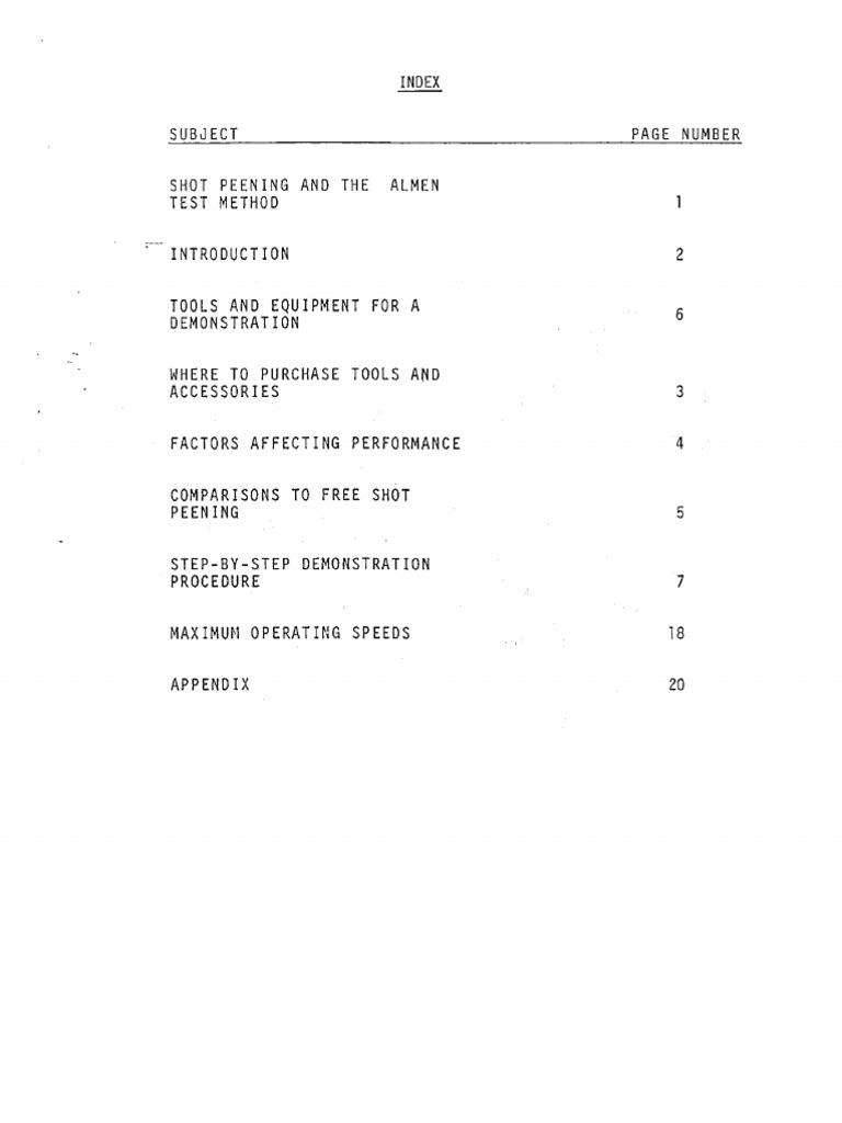 A Guide to Shot Peening and the Almen Test Method for Determining ...