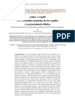 ¡Alma ’e reptil! Los contenidos mentales de los reptiles y su procedencia filética