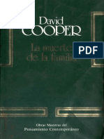 Cooper David. La Muerte de La Familia