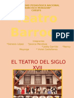 Teatro Barroco o  teatro del siglo XVII