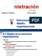 ROBBINS_Adm10ed_cap09 Estructura y Diseño Organizacional