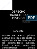 Concepto y Division Derecho Financiero