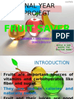 Final Year Project: Fruit Saver
