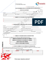 Planilla de Reserva de Nombre para una Empresa Socio Productiva