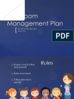 classroom management plan