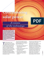 Concentrating Solar Power Part 1