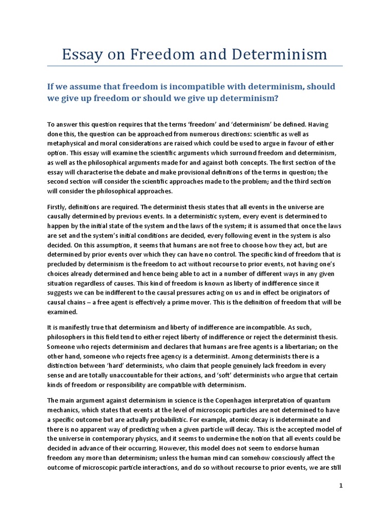 essay-on-freedom-and-determinism-pdf
