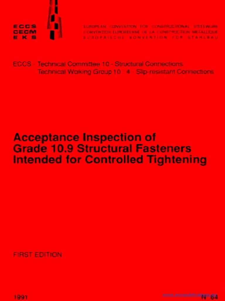 Grade 10.9 Fasteners Inspection Guide | PDF | Crafts | Machines