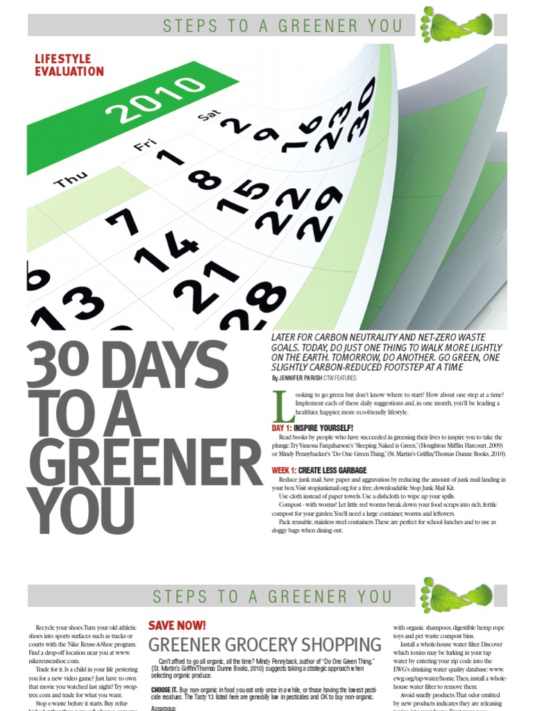Going Green Tab | PDF | Efficient Energy Use | Washing Machine