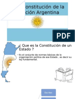 La Constitución de La Nación Argentina