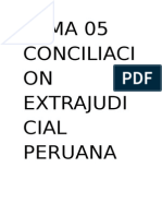 Tema 05 Conciliacion Extrajudicial Peruana