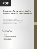 Poluentes Emergentes Saúde Pública e Reuso Potável