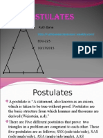 Postulates