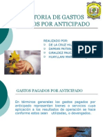 Auditoria de Gastos Pagados Por Anticipado