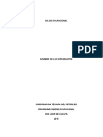 Trabajo Escrito Salud Ocupacional