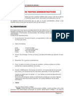 Textos Administrativos