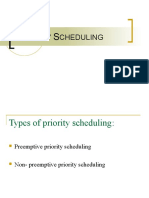 Priority and Round Robin Scheduling