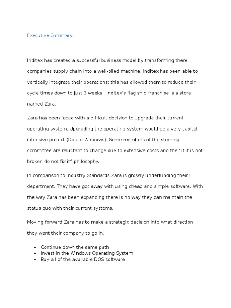 Zara case study harvard pdf image