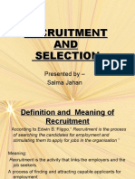 26996099 Recruitment and Selection Ppt