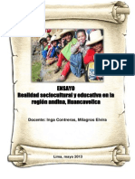 Realidad Educativa en La Región Huancavelica: La Deserción Escolar