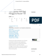 Download Tips Lajukan Wifi Router TM - Kurangkan Lag  Buffering by HisyamAl-Muhammadi SN285662373 doc pdf