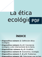 La Ética Ecológica