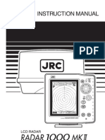 JRC RADAR 1000MKII Instruction Manual PDF