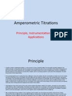 Amperometric Titrations: Principle, Instrumentation and Applications