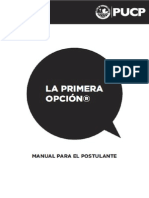 Manual para El Postulante y Su Familia - La Primera Opción 2015