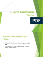 Present Continuous Tense