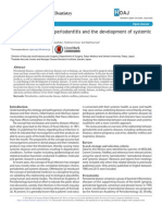 Association Between Periodontitis and The Development of Systemic