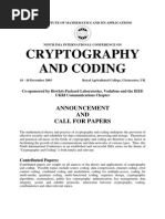 Cryptography & Coding