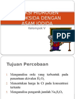 Reaksi Hidrogen Peroksida Dengan Asam Iodida