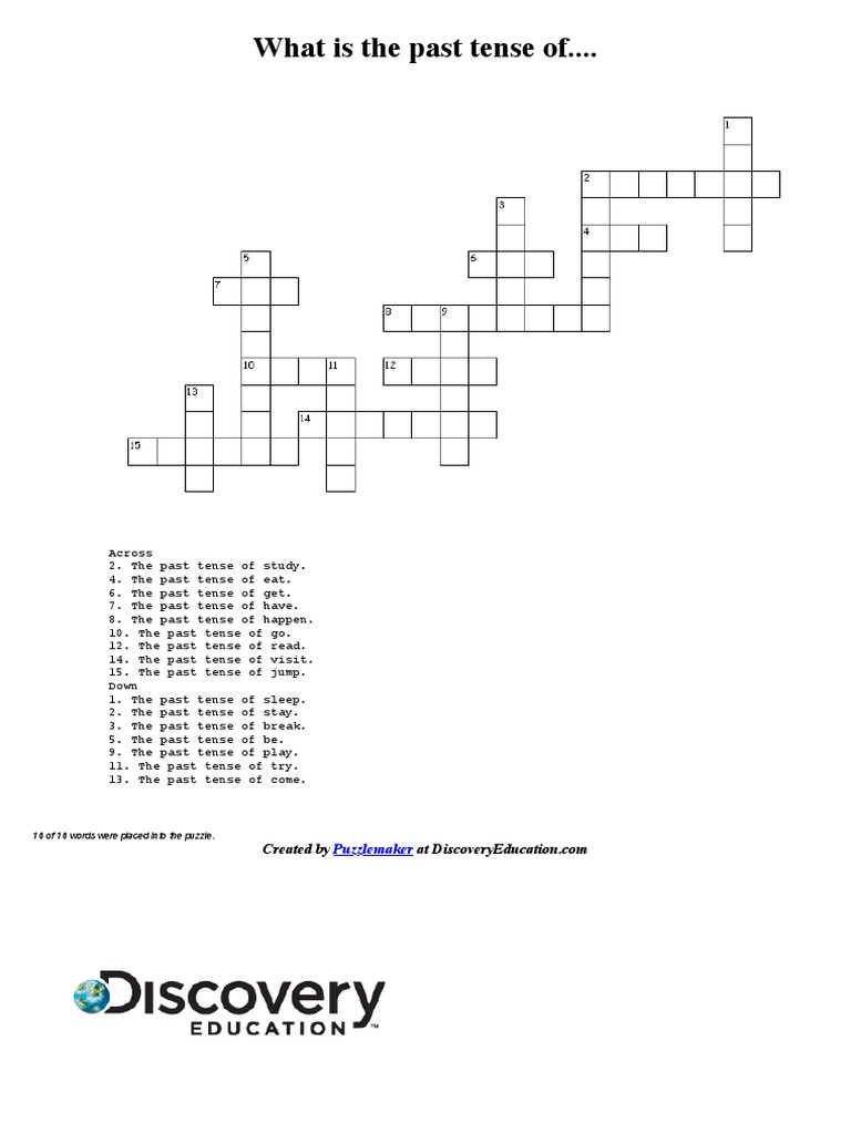 What Is The Past Tense Of PDF