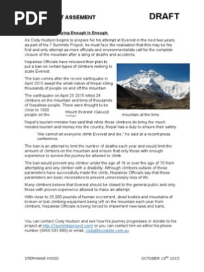 news article