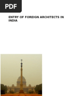 Entry of Foreign Architects