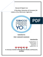 Market Research - E-Cigarette - Final - Group 10