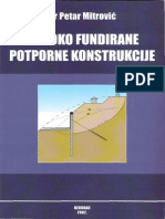 Mitrovic Petar Duboko Fundiranje Potporne Konstrukcije