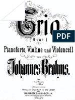 Brahms Trio Op. 8 Seconda Versione PDF