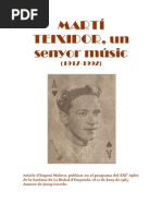 MARTÍ TEIXIDOR, Un Senyor Músic