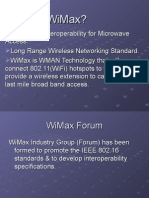 WiMax: Wireless Broadband Standard