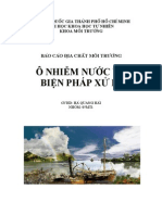 Ô NHIỄM NƯỚC VÀ BIỆN PHÁP XỬ LÍ