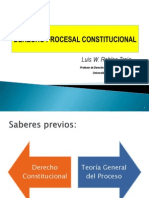 Derecho Procesal Constitucional garantias y procesos contitucionales