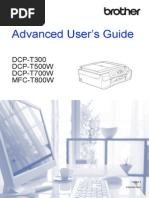 Advanced User's Guide: DCP-T300 DCP-T500W DCP-T700W MFC-T800W