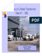 The Case of Failed Transformer