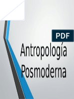 Antropología Posmoderna