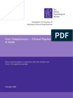 Core Competencies in Clinical Psychology - A Guide