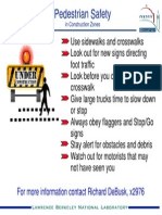 Construction Zone Pedestrian Safety