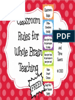 Classroom Rules for Whole Brain Teaching Cute Polkadot s