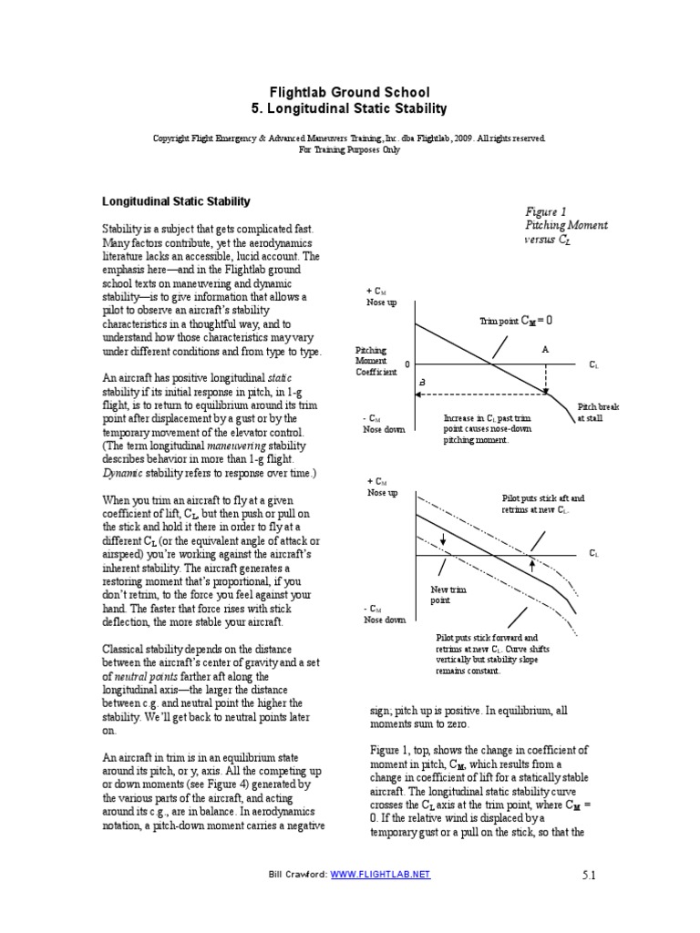 Longitudinal Static Stability | PDF | Technology & Engineering | History